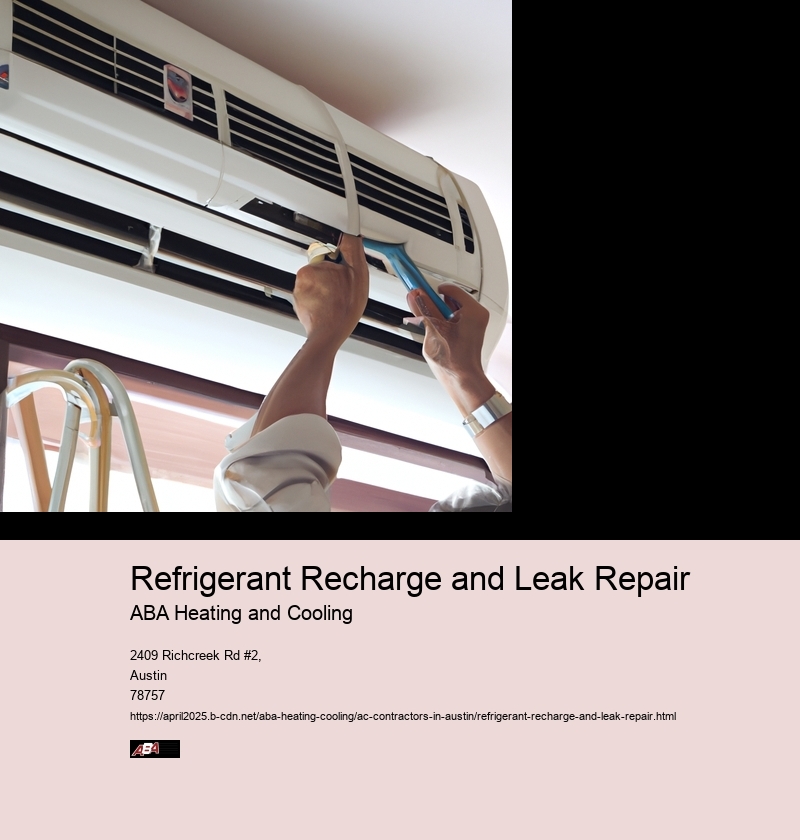 Refrigerant Recharge and Leak Repair